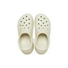Crocs Классические нескользящие прочные женские сабо Little Whale Bone-White 206302-2Y2