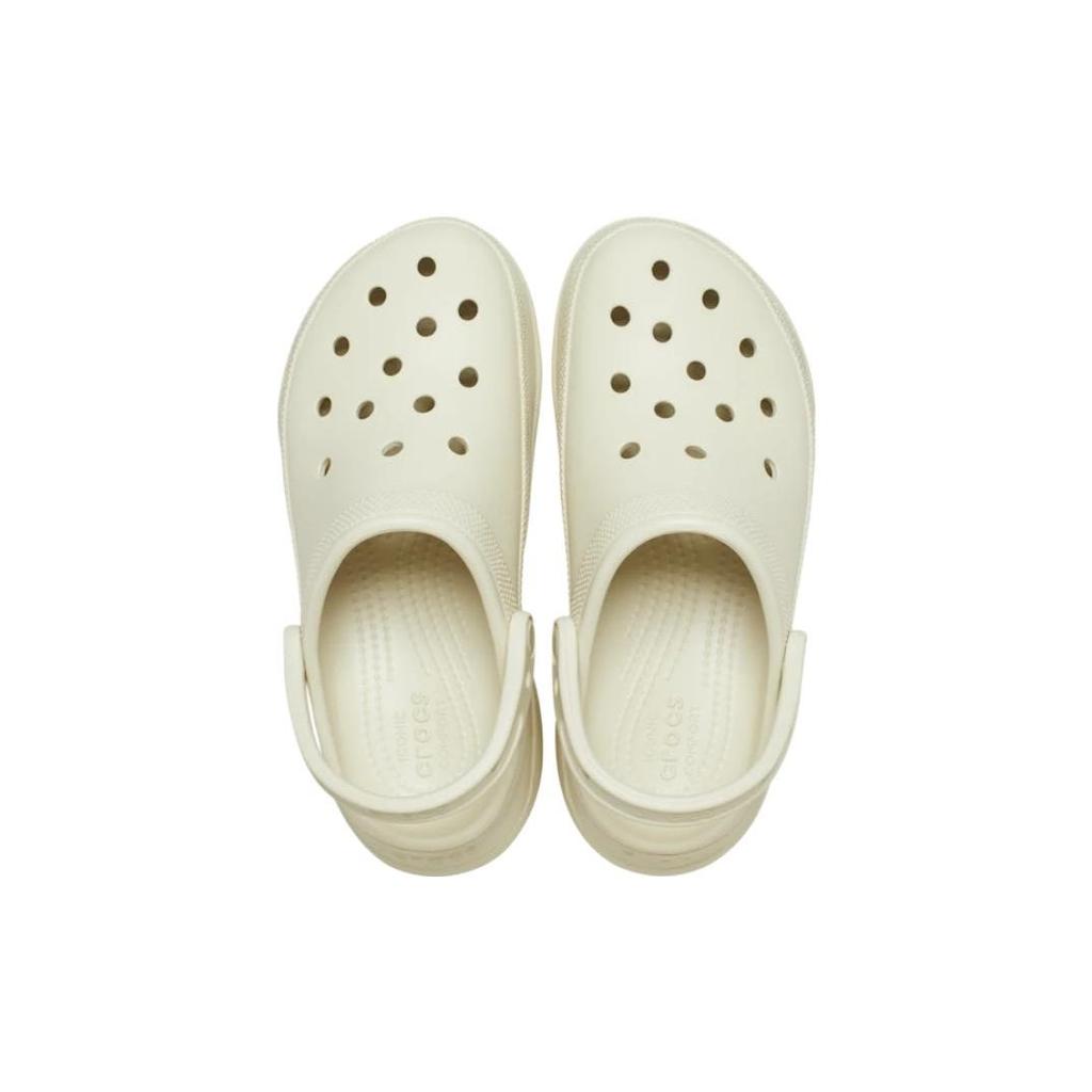 Crocs Классические нескользящие прочные женские сабо Little Whale Bone-White 206302-2Y2