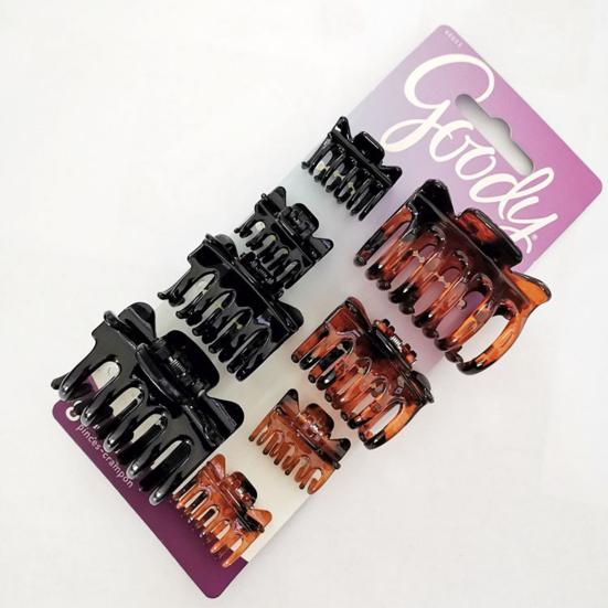 8 шт., женские заколки для волос из смолы, зажим для хвоста, женские головные уборы