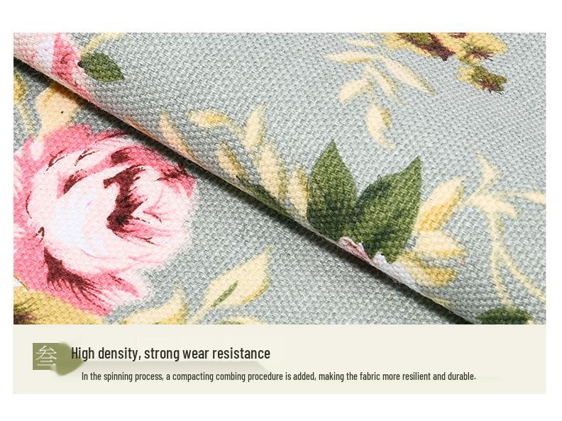 Холщовая хлопковая ткань с цветочным рисунком для дивана, скатерти, полосатых штор, подушек и остатков на распродаже