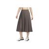 Dri-Fit 24.7 Perfect Stretch Модная Быстросохнущая Плиссированная Однотонная Повседневная Длинная Юбка Женские юбки Минерально-Серый Барочно-Коричневый HQ8154-004