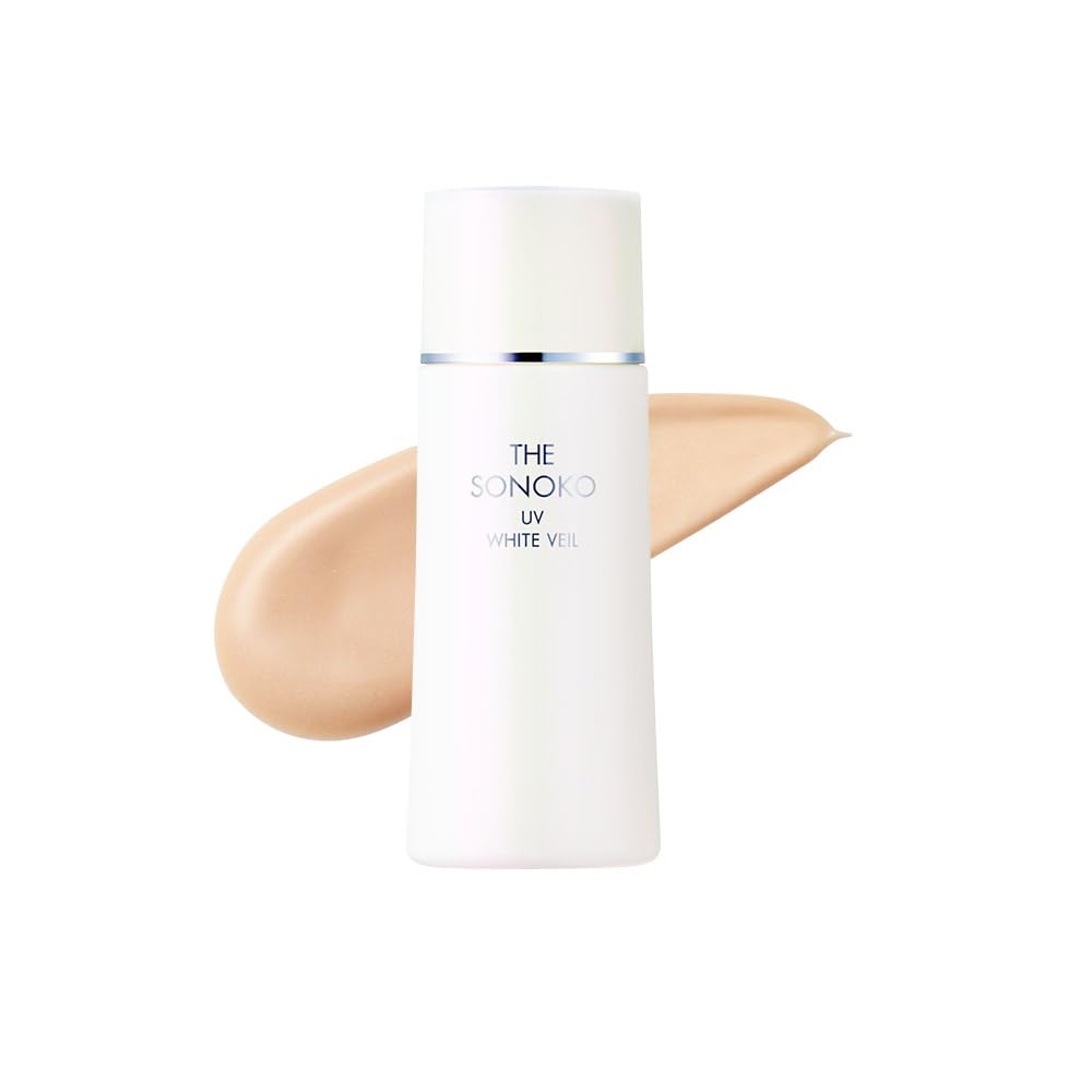 SONOKO UV White Veil 30 г Лечебная отбеливающая база под макияж SPF40 PA+++ База под макияж Солнцезащитное средство Увлажняющее Предотвращение шероховатости кожи Коррекция цвета Сохранять