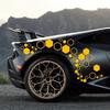 Водонепроницаемые Автомобильные Модификации Автомобильные Наклейки Отделка DIY Универсальные Виниловые Шестиугольные Сотовые Наклейки Автомобильные Декоративные Полосы