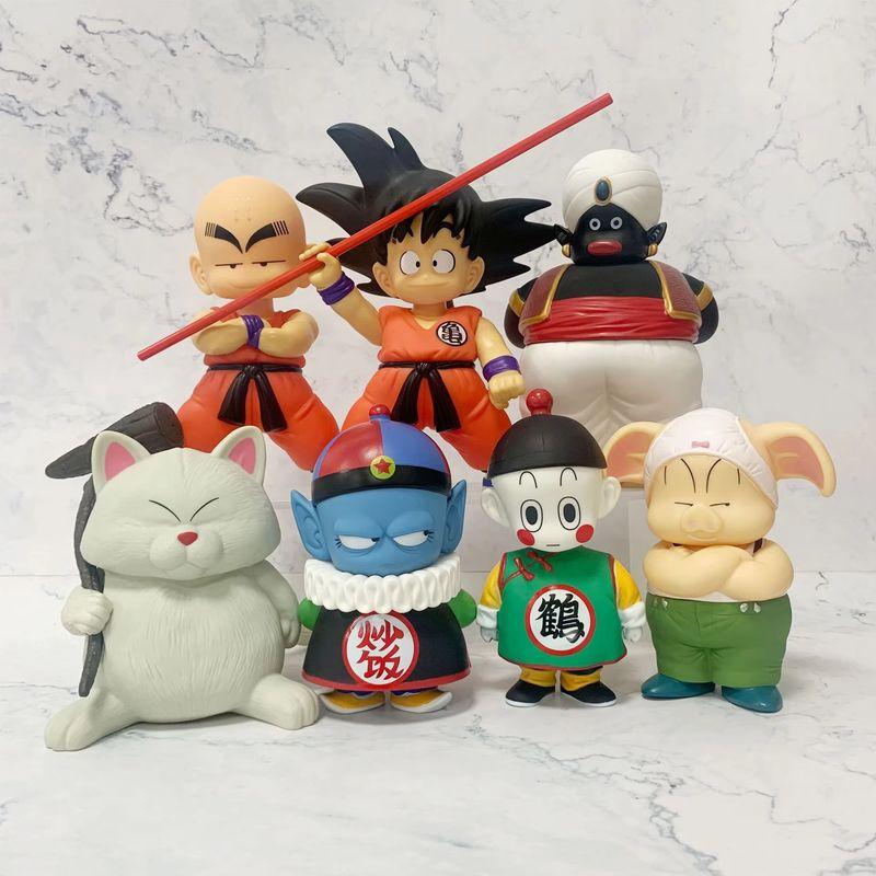 Dragon Ball Сон Гоку Улон Аниме Фигурка Модель Украшение для Машины Стоящая Поза Украшение Коллекционный Подарок на День Рождения Разработано для Фанатов Аниме