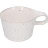 Mino Ware Miyama Компактная кружка для экономии места, складывающаяся внахлест, мини, 150 мл, подходит для микроволновой печи, посудомоечной машины, белая, белого цвета, сделано в Японии, приблизительно. "Стамуг" 81-065-231