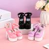 7.8CM Doll Wearing 5 Styles 60cm Doll Boots Play House Accessories Differents Color Fabric Shoes