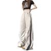 Women's Casual Straight Sweatpants Loose Lace-Up Trousers Street Dance Sweatpants