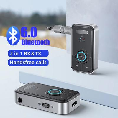 2-в-1 Автомобильный AUX Беспроводной Приемник Bluetooth 5.3 Адаптер USB Мини Стерео Аудио Музыкальный Bluetooth Приемник Передатчик Адаптер