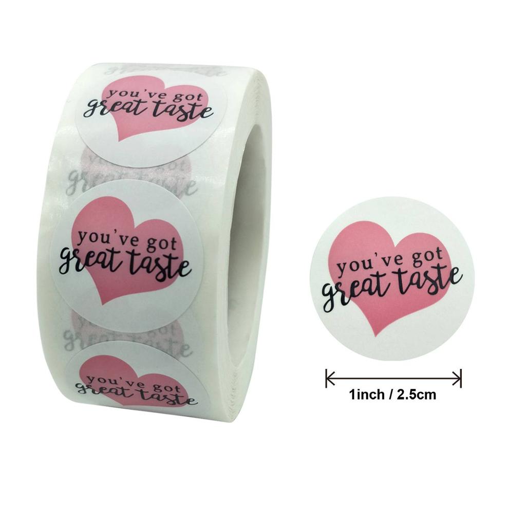 About 500pcs Floral Thank You Stickers 1 Inch Round Seal Label Handmade Scrapbooking Envelope Stationery Sticker