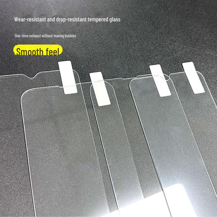 Защитное стекло для экрана iPhone 16 из закаленного стекла для Apple 15 Pro Max, 14, 13 и 12 — 0,33 мм, HD, белое, на половину экрана