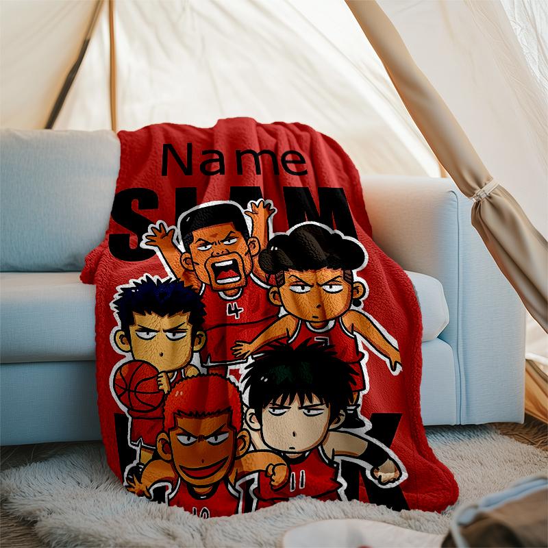 Personalized Custom Name Blanket - Sakuragi Hanamichi Print Design,Blanket for Sofa,Bed,Travel,Camping - Soft and Warm, Great Gift