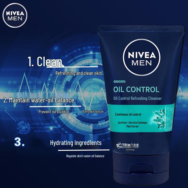 NIVEA Men Oil Control Fresh Face Wash