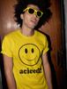 ACID HOUSE SMILEY Футболка acieed чикаго техно Детройт tb 303 edm рейв 90-е 80-е Унисекс Футболка