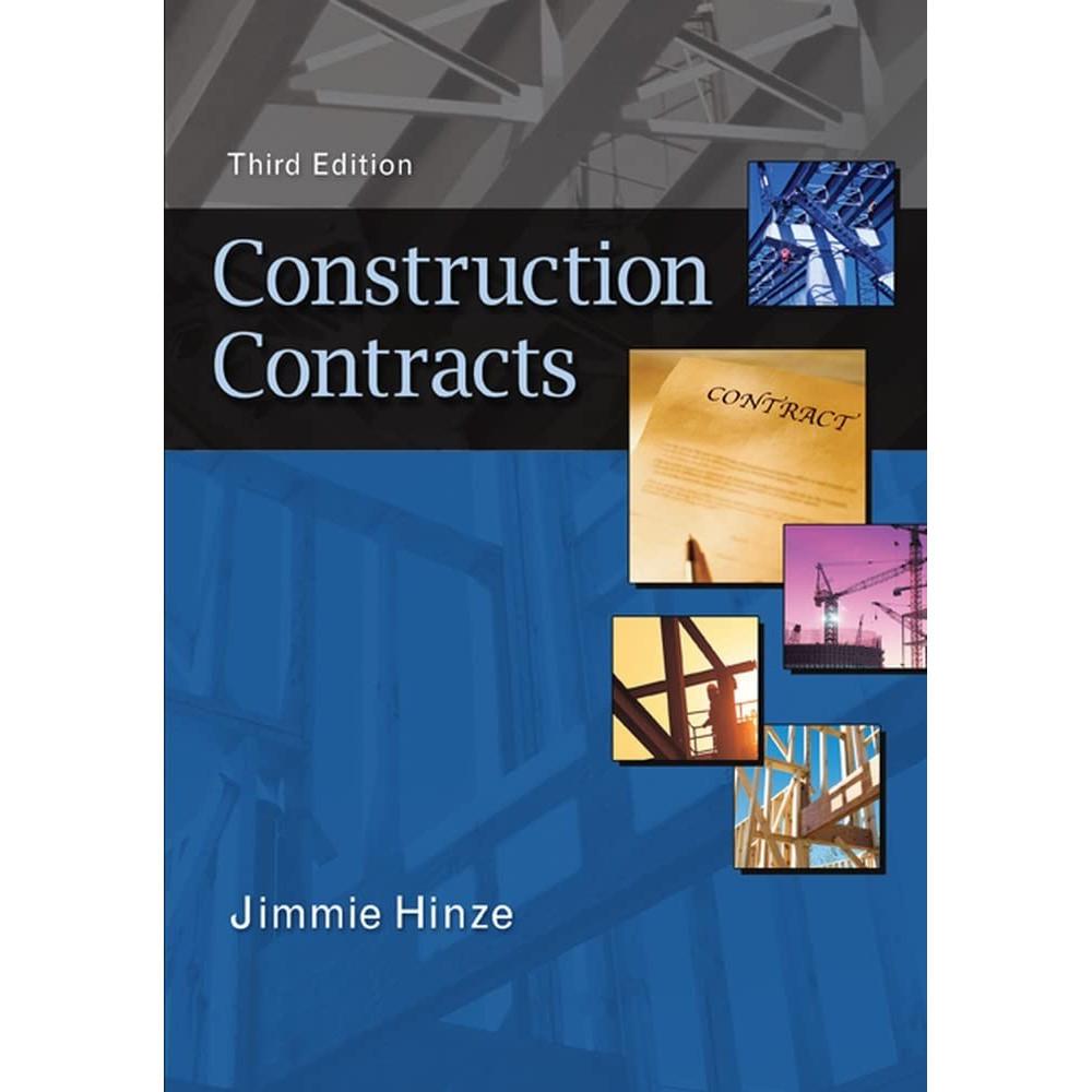 Construction Contracts 3 Edition Hardcover UKN762