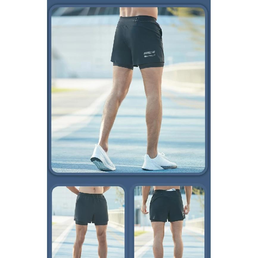 Men's Cycling Shorts Quick Drying Breathable Lining Outdoor Marathon Fitness Hiking Travel Training Men's Mountaineering Shorts