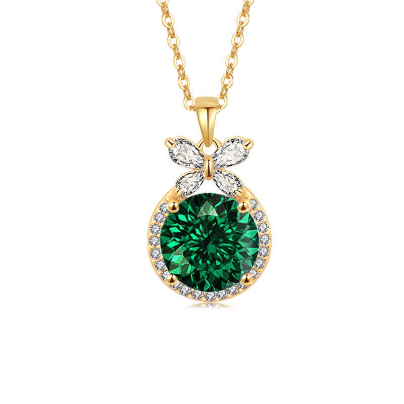 Fine Silver Nera Pink Cushion Solitaire Pendant Chain Diamond Rhodium 14K Gold Plating Platinum Religious Style Rose