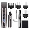 Hatteker Mens Hair Clipper Cordless Hair Trimmer 2 In 1 Nose Hair Trimmer Kit Rechargeable Waterproof