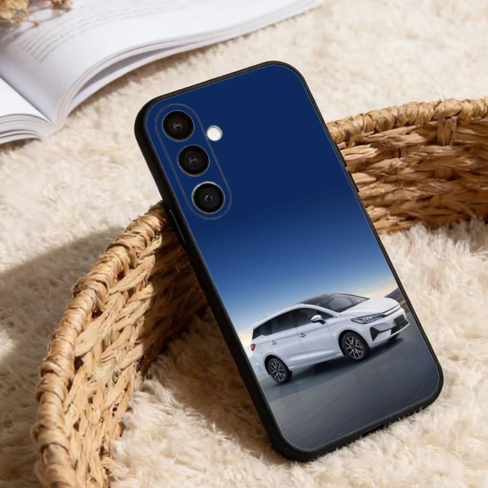 Электромобиль BYD Чехол для телефона для Samsung Galaxy A91,80,73,72 ,71,53,52,32 ,31,22,21s,20, Мягкий черный чехол