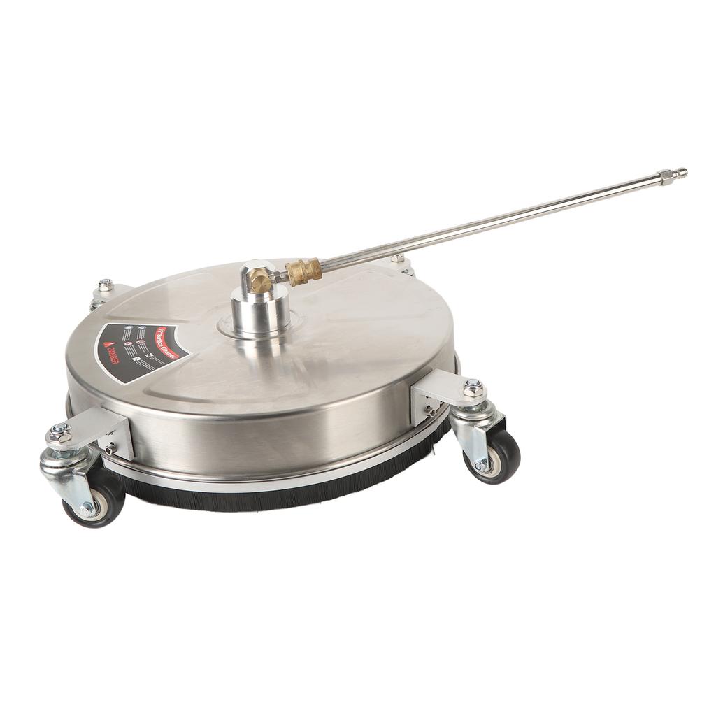 15-дюймовый очиститель высокого давления для поверхностей, профессиональный очиститель поверхностей 4000 фунтов на квадратный дюйм с 4 колесами 1/4 дюйма