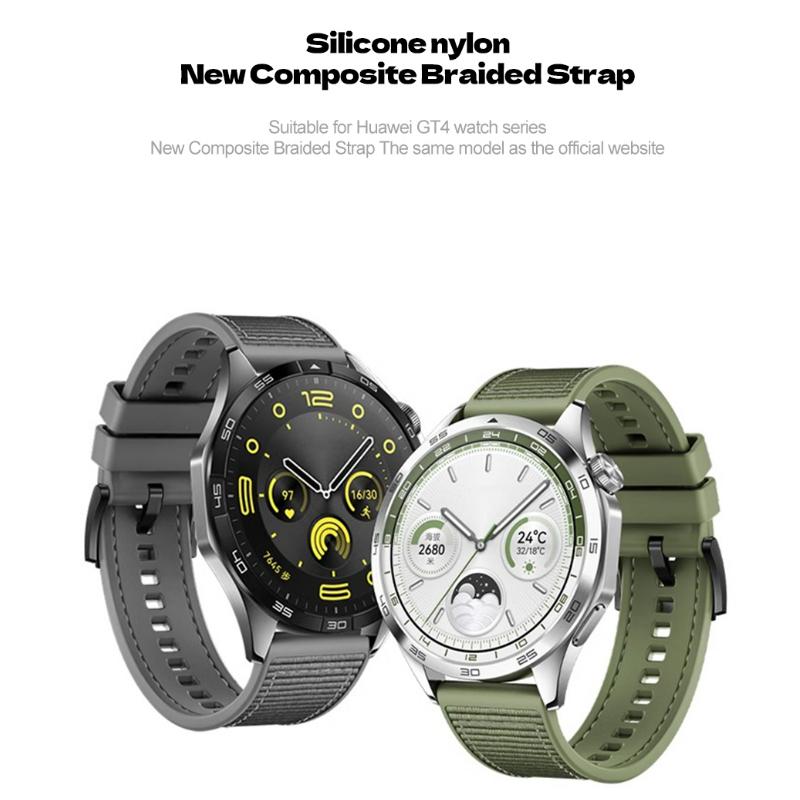 20mm 22mm Nylon Woven Strap For Huawei Watch GT6 Band Wristband for Huawei WatchGT4 GT3 Pro Bracelet Watchband For Samsung Galaxy Watch 7 6 5 Strap