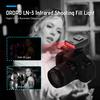 ORDRO LN-3 Studio IR LED Light USB Перезаряжаемый инфракрасный инфракрасный осветитель ночного видения для зеркальной фотокамеры