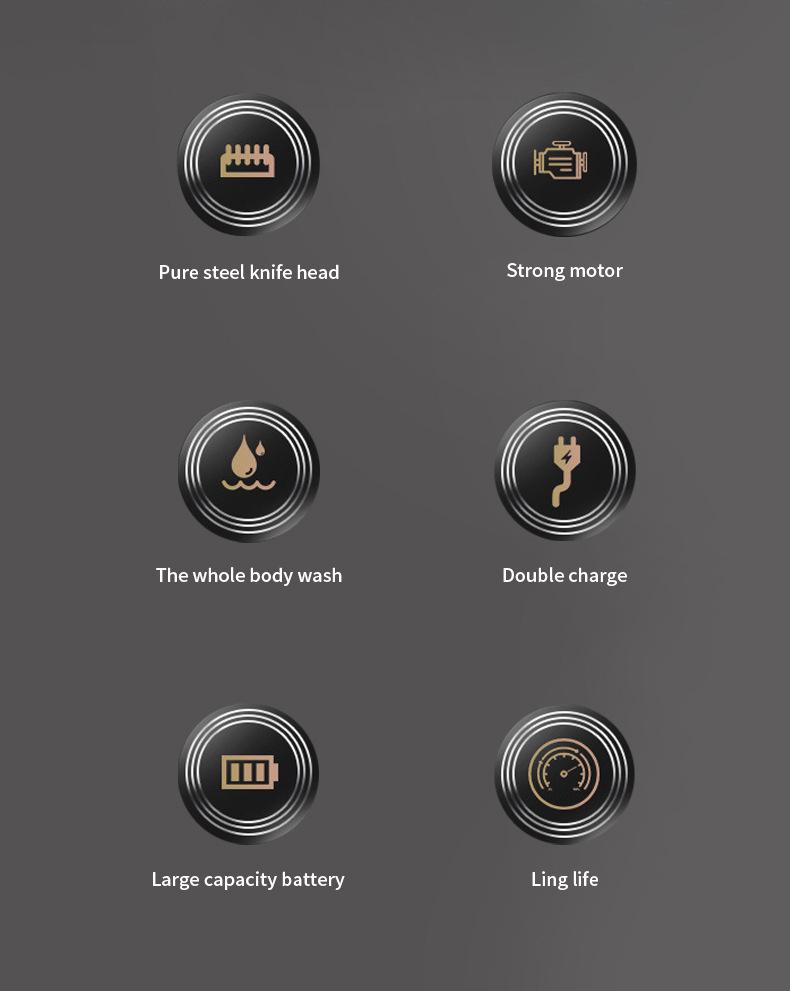 Universal LCD Electric Hair Clipper Set: Hot-Selling for Carving & Styling