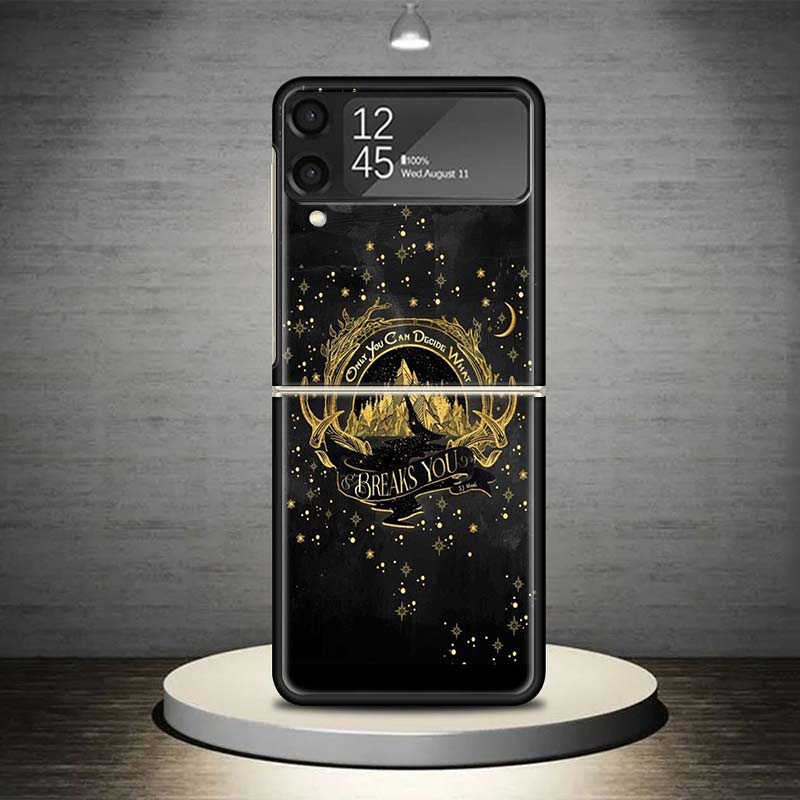 Чехол для телефона A Court of Mist Fury Сары Дж. Маас Для Samsung Galaxy Z Flip 7 6 5 4 3 5G Ударопрочный чехол Z Flip7 Flip6 ZFlip5 Flip3
