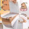 400 листов нелипкой бумаги для заметок Capybara Kawaii Memo Notepad Letterpad Memo Reminder Paper Gift