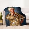 Ric Flair2 Blankets are suitable for living rooms,making them an ideal choice for outdoor travel and gifts.