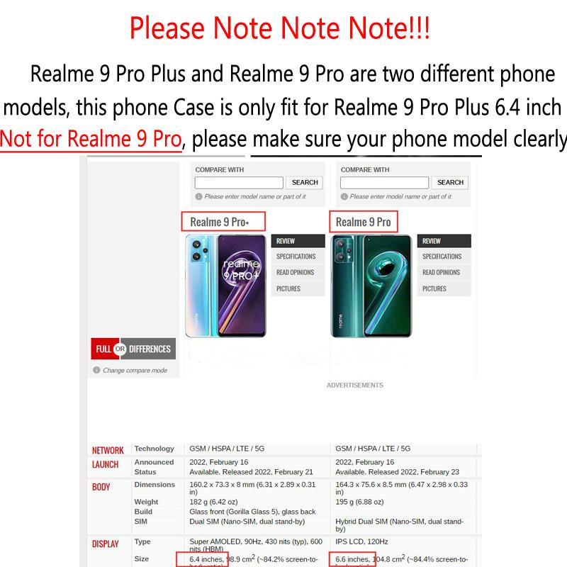 Противоударный чехол для телефона для Realme 9 Pro Plus, силиконовый чехол с полным покрытием, против скольжения, чехол для Realme 9 Pro Plus, для Realme 9i 10 Pro Plus