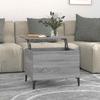 819578 vidaXL Coffee Table Sonoma Grey 60x44.5x45 Cm Engineered Wood