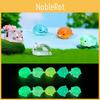 Cute Glow-in-the-dark Resin Animal Miniatures For Diy Micro Landscape Decor
