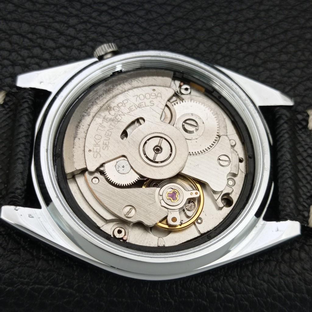 ЯПОНСКИЕ ВИНТАЖНЫЕ ОТРЕМОНТИРОВАННЫЕ АВТОМАТИЧЕСКИЕ МУЖСКИЕ ЧАСЫ SEIKO 5 С ЗЕЛЕНЫМ ЦИФЕРБЛАТОМ a446696-1