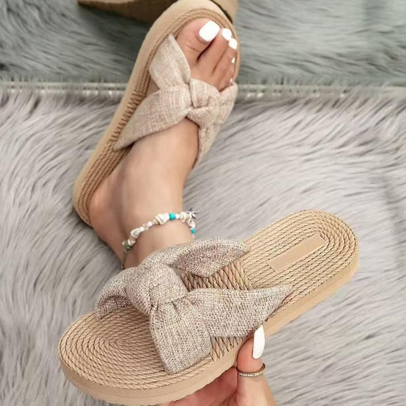 Summer Eva New Female Slippers Fashion Flat Wedge Sandals