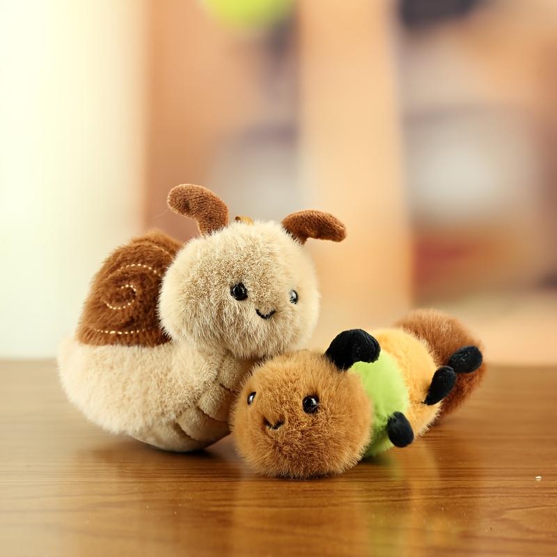 2026 Милая серия Насекомых Плюшевые игрушки Паук Пчела Гусеница Брелок-подвеска Мягкие игрушки для домашних животных Собаки Кошки Мягкая игрушка Брелок Подарок