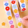 1000pcs/Roll Mini Flower Stickers - Self-adhesive Matte Finish for Scrapbooking, Water Bottles & Crafts Paper Material, Perfect for Creative Projects