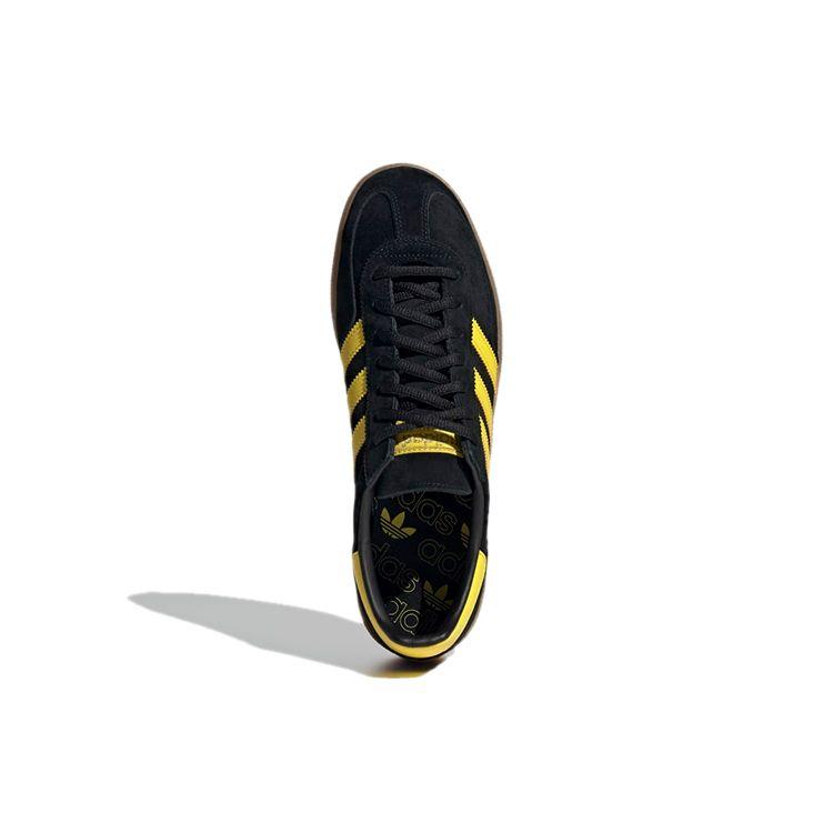 adidas Кроссовки унисекс Handball Spezial черно-желтые Core-черный золотисто-металлик FX5676