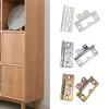 10Pieces Door Hinges Without Mortise Silents Operations Convenient for Cabinetry Furniture and Wardrobe Door Daily Use