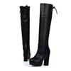 Women's High-heeled Boots Autumn and Winter New Sexy European and American Style Waterproof Table Thick-heeled Large-size Medium Boots
