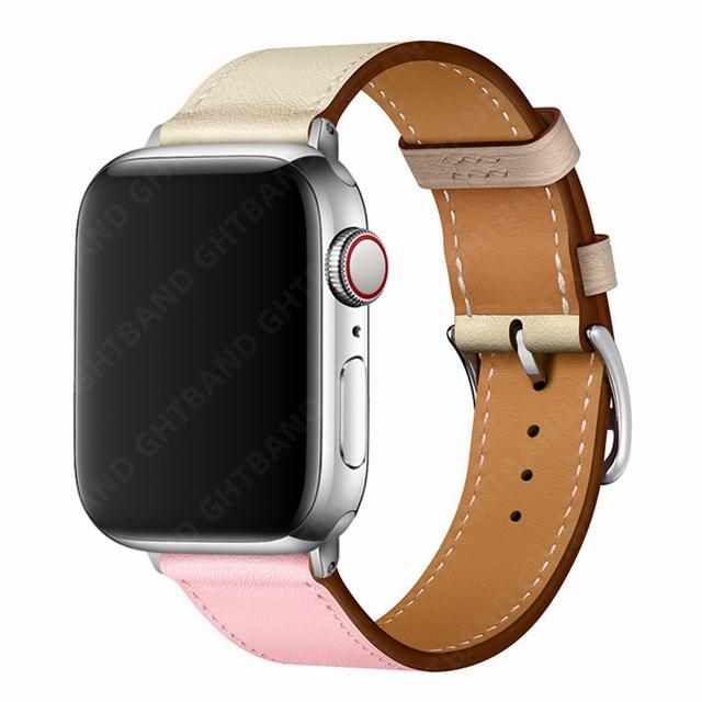 Ремешок для часов Кожаный ремешок для Apple watch band 44 мм 49 мм 45 мм 41 мм 38 мм 42 мм 40 мм деловой кожаный браслет iWatch series Ultra 8 7 6 se 5 3