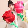 Creative Rose Throw Pillow Blanket Plush Toy Home Sofa Pillow Cushion Girls Office Nap Air Conditioner Blanket