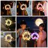 Handheld Children's Rabbit Lantern Chinese Style Feather Bunny Lamp Mid-Autumn Festival Lamp  Gift