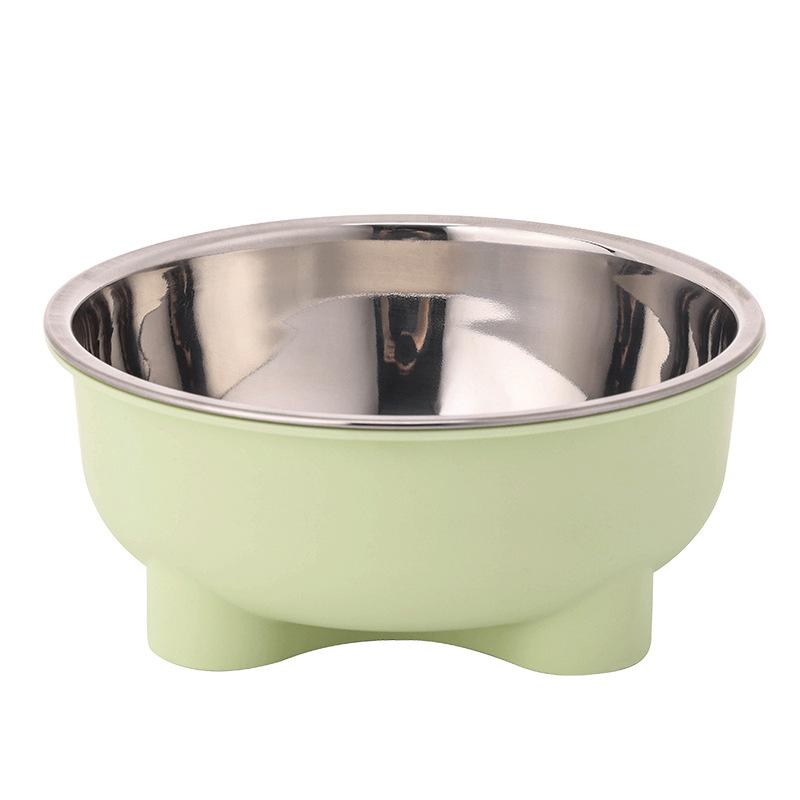 Stainless Steel Pet Bowl, 600 Ml Capacity, 1/4 Pieces: and Easy-to-clean Dish for Dogs and Cats, with Non-slip Bottom for A