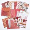 JIANWU 20Pcs Vintage Journal Background Decoration Sticker Book Literary Art Fresh DIY Scrapbooking Material Stickers Stationery