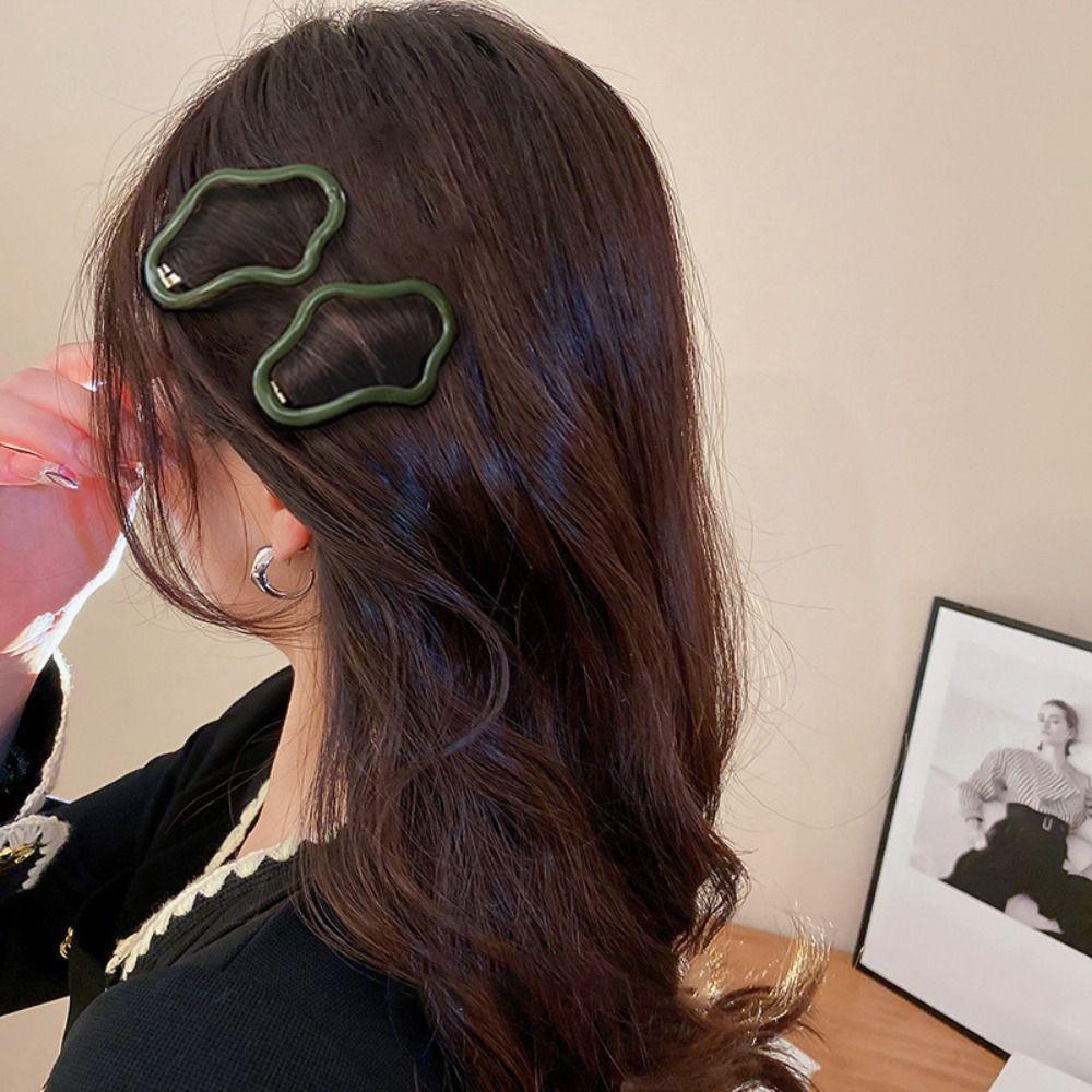 Hollow Clouds Bb Clips Геометрическая полая металлическая шпилька Fashion Cloud Hair Clip Party
