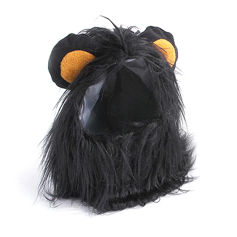 Cat Cosplay Dress Up Pet Hat Lion Mane for Cat Puppy Lion Wig Costume Party Decoration Halloween Christmas GatosPet Supplies