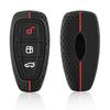 Чехол для ключа с 3 кнопками для Ford Transit Custom Mondeo Fiesta Kuga ST Line MK3 Focus 3, чехол для универсала Ecosport, защита ключа