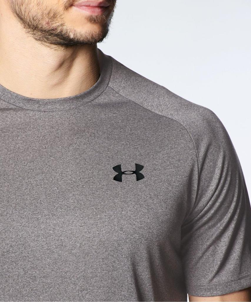 Under Armour UA Tech SS Tee Угольный MD 2.0 Мужская Меланж/Черный