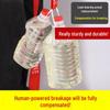 Reflective Retractable Construction Warning Tape, 20-100m Thickened Canvas Isolation Belt
