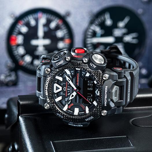 Casio Мужские часы G-SHOCK из смолы, водонепроницаемые 200 м, цифровые, ударопрочные, кварцевые, GR-B200-1A